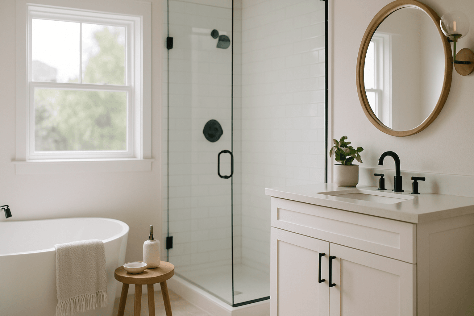 remodeled bathroom