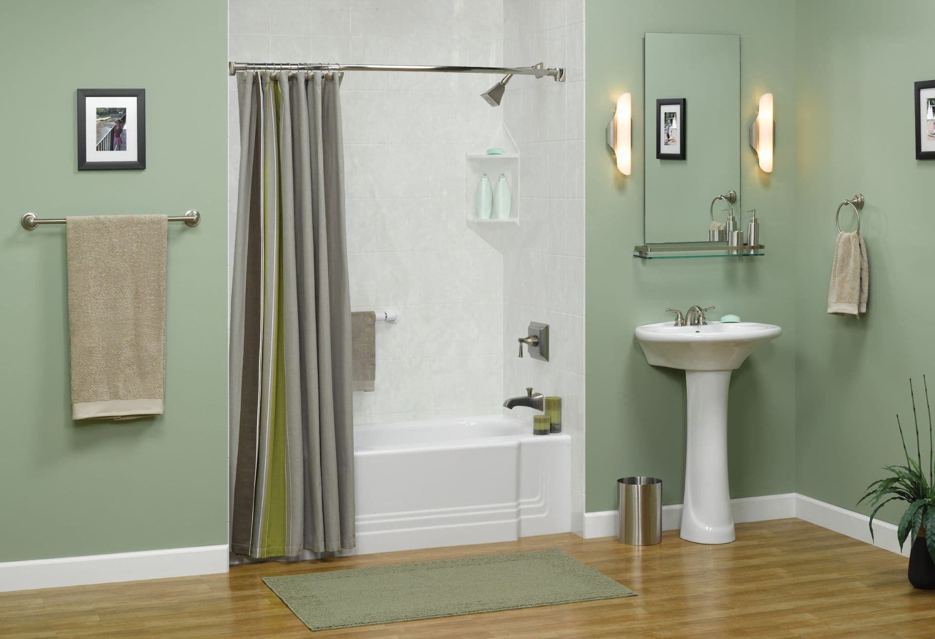 White_Classic_Tub_Roman_Stone_8x10_Tile_Brushed_Nickel_HR